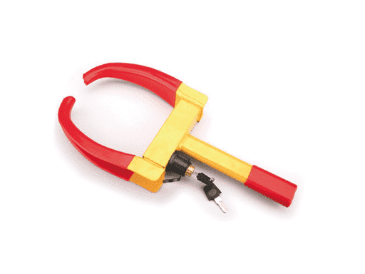 SEGURO TRABA RUEDA (PITBULL) CON 2 LLAVES