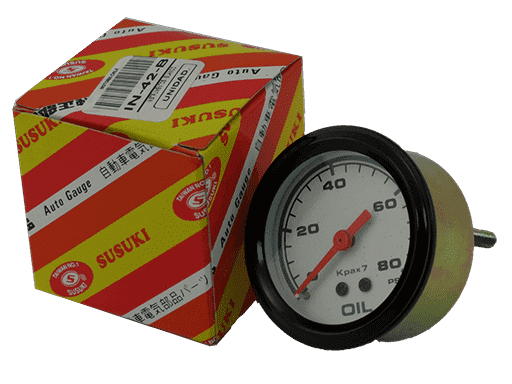 MARCADOR DE PRESION DE ACEITE - 52mm ESFERA BLANCA