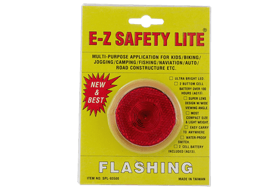 LUCES DE SEGURIDAD INTERMITENTE CON PILA - 1 LED