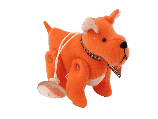 ADORNO INTERIOR - FIGURA PERRO CON VENTOSA