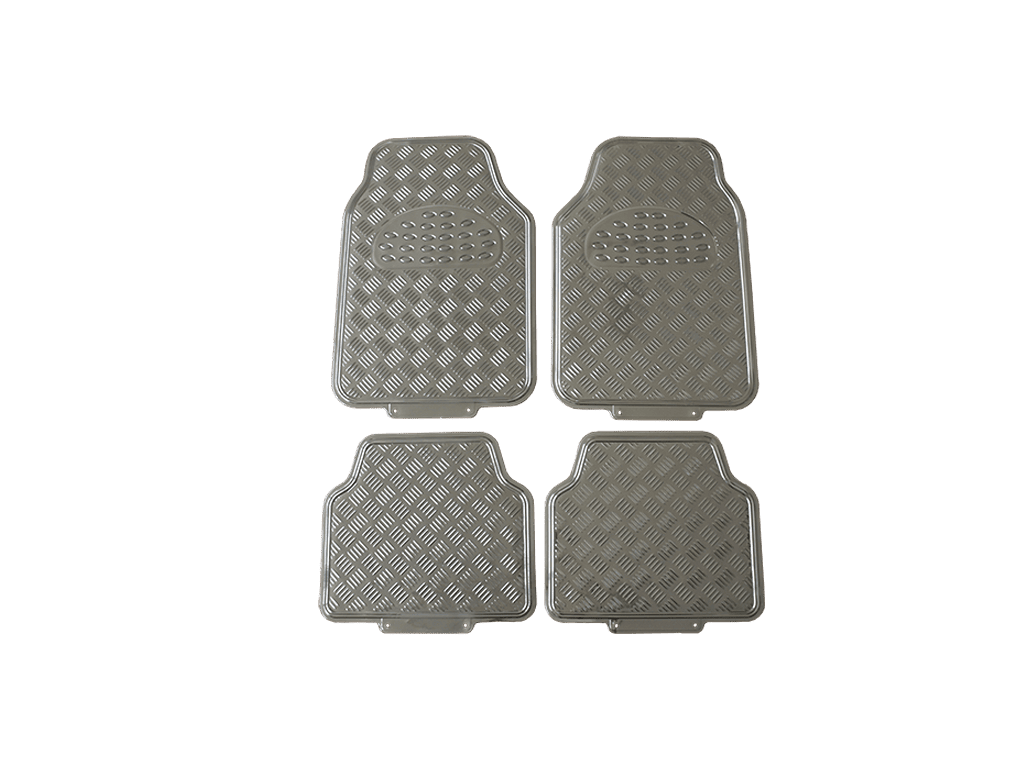 SET DE 4 PISOS METALIZADOS - CROMADO - FRENTE: 70 x 45 CMS TRASEROS: 42 x 45 CMS