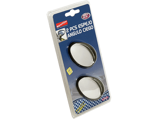ESPEJO PARA ANGULO CIEGO AUTOADHESIVO ELIPTICO 2-1/2´´ DIMATERO - SET DE 2 PIEZAS