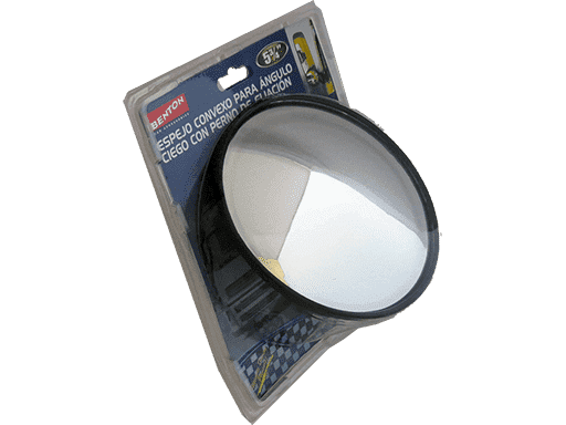 ESPEJO CONVEXO PARA ANGULO CIEGO CON PERNO DE FIJACION 5-3/4´´ DIAMETRO