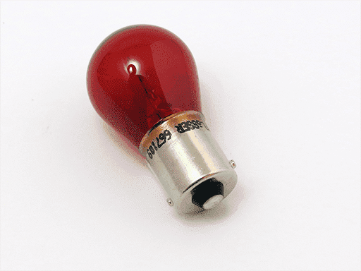 AMPOLLETAS BA15s 12v 21w Roja