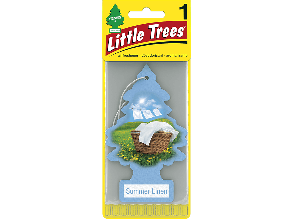 PINO AROMATICO LITTLE TREES U.S.A. - ROPA FRESCA 24 UNIDADES